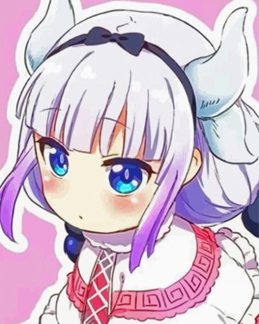 Cute Kanna Kamui Paint By Number