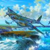 De Havilland Mosquito War Airplane Paint By Number