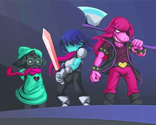 Deltarune Game Characters Paint By Number