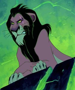 Disney Scar Character Paint By Number