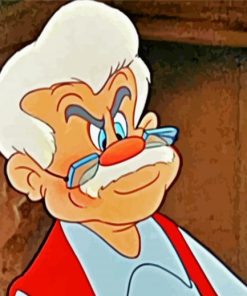 Geppetto Cartoon Paint By Number