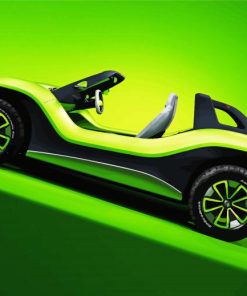 Green Beach Buggy Paint By Number