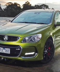 Green Holden Commodore Paint By Number