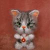 Little Grey Toy Cats Paint By Number