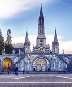 Lourdes Basilica Paint By Number