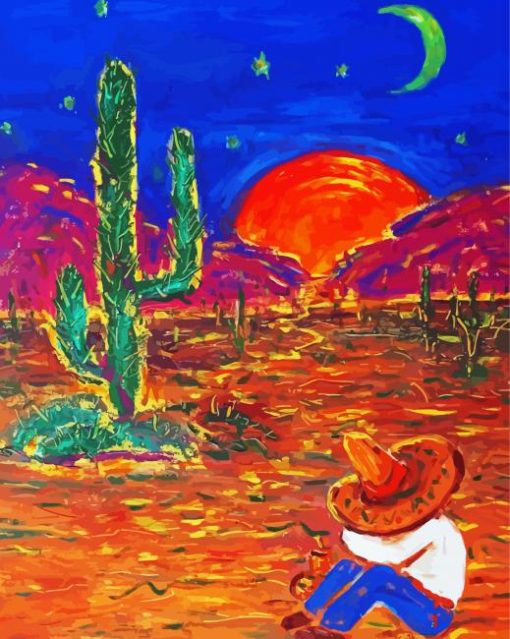 Mexican Desert Art Paint By Number