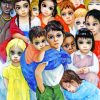 Our Children By Margaret Keane Paint By Number