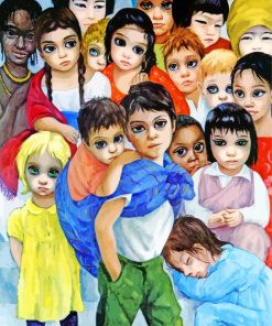 Our Children By Margaret Keane Paint By Number