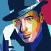 Pop Art Humphrey Bogart Paint By Number