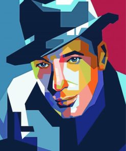 Pop Art Humphrey Bogart Paint By Number