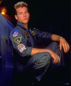 Retro Young Val Kilmer Paint By Number