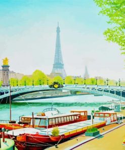 River Seine Paint By Number