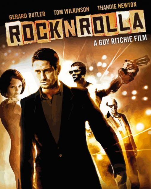 Rocknrolla Movie Poster Paint By Number