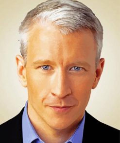 The Broadcaster Anderson Cooper Paint By Number