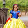 Toddler Wearing Snow White Costume Paint By Number