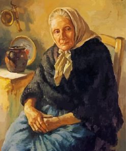 Vintage Grandmother Paint By Number