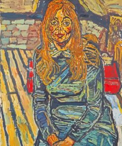 Vintage Woman John Bratby Paint By Number