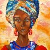 Woman African Vrouw Paint By Number