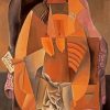 Woman In Chemise In Armchair Picasso Paint By Number