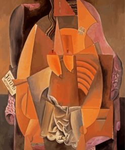 Woman In Chemise In Armchair Picasso Paint By Number