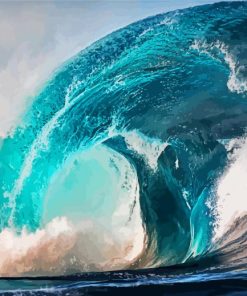 Wonderfull Big Wave Paint By Number