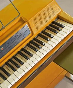 Yellow Vintage Wurlitzer Paint By Number