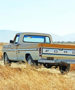 1971 Ford Pickup On Road Paint By Number