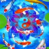 Koi Fish Yin And Yang Paint By Number