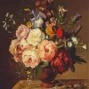 A Vase Of Flowers On A Ledge Van Dael Paint By Number