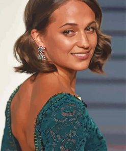 Alicia Vikander Actress Paint By Number