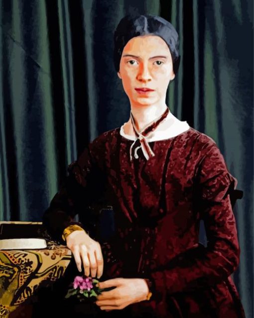 American Poet Emily Dickinson Paint By Number