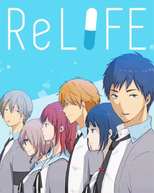 Anime Poster Relife Paint By Number