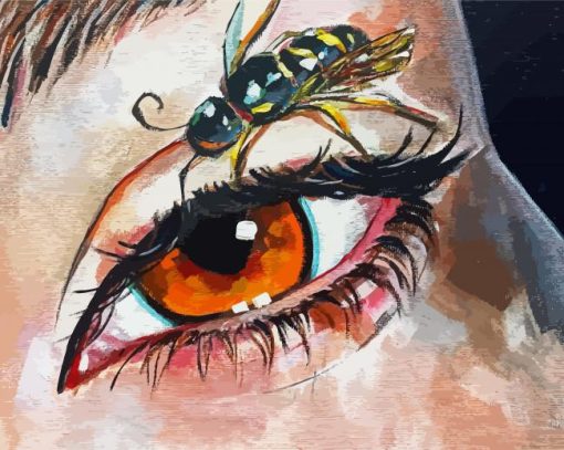 Bee Eye Art Paint By Number