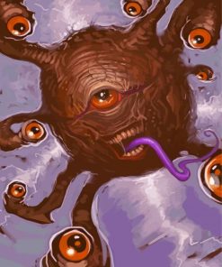 Beholder Monster Paint By Number