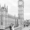 Black And White Couple At Westminster Bridge Paint By Number