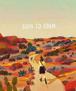 Born To Roam Poster Art Paint By Number