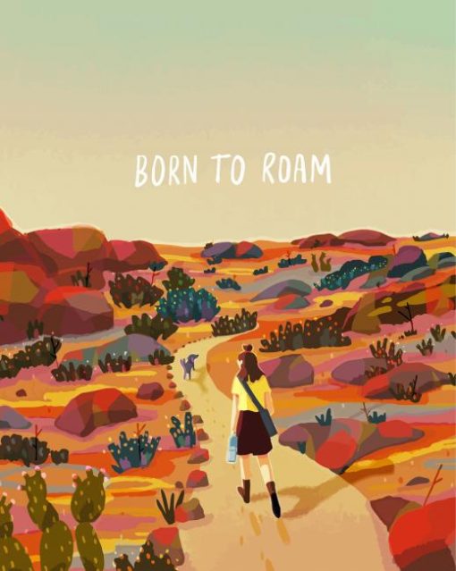 Born To Roam Poster Art Paint By Number