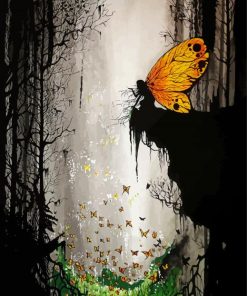 Butterfly Fairy Paint By Number