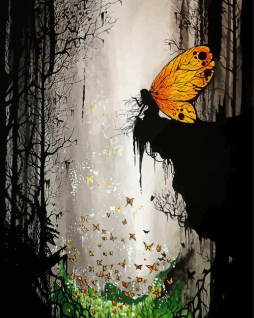 Butterfly Fairy Paint By Number