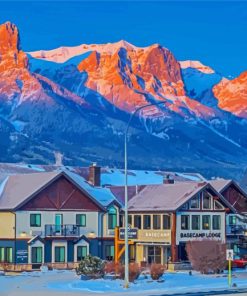 Canada Canmore Town Paint By Number