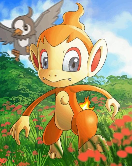 Chimchar Paint By Number