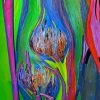 Close Up Rainbow Eucalyptus Tree Paint By Number