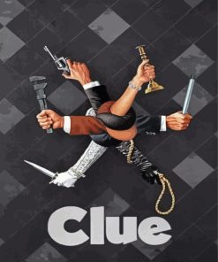 Clue Movie Poster Paint By Number