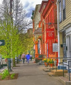 Cooperstown Streets Paint By Number