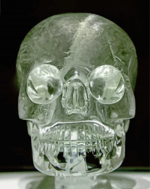 Crystal Skull Paint By Number