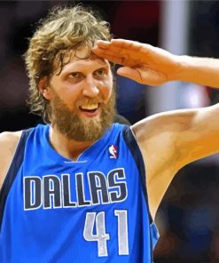 Dirk Nowitzki Player Paint By Number