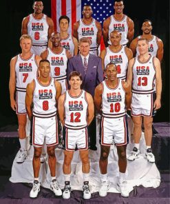 Dream Team Players Paint By Number