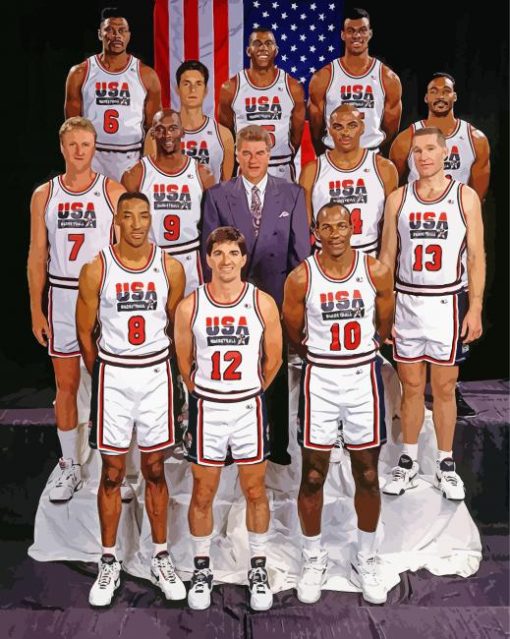 Dream Team Players Paint By Number