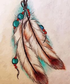 Eagle Feathers Paint By Number