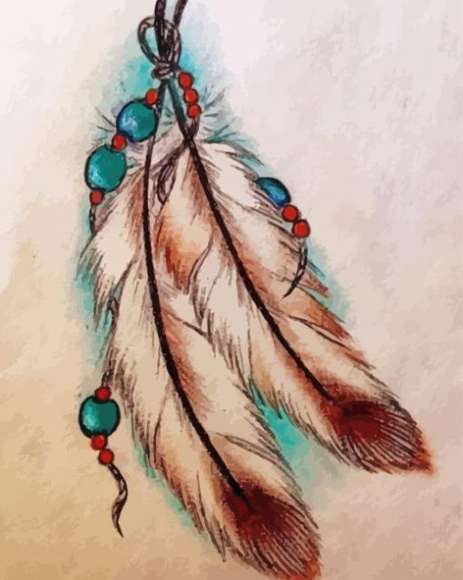 Eagle Feathers Paint By Number